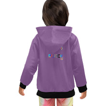 Load image into Gallery viewer, Little Girls' Zip Up Hoodie (H58)
