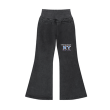Load image into Gallery viewer, Vintage Washed Flared Fleece Pants