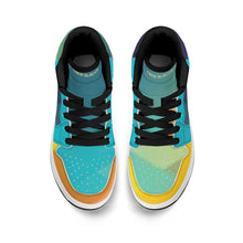 Load image into Gallery viewer, Children High-Top Synthetic Leather Sneakers