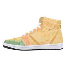 Load image into Gallery viewer, D16 High-Top Synthetic Leather Sneakers - White