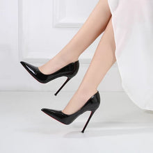 Load image into Gallery viewer, Pure desire high heels, internet celebrity OL pointed sexy fine needle toe shoes, overnight story high heels, banquet slim heels