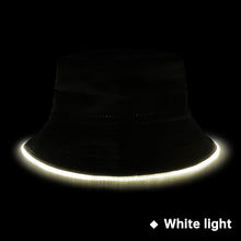 Load image into Gallery viewer, Outdoor Leisure Fishing Naked Sun Hat Tourism Sun Hat Led Light Fiber Luminous Bucket Hat