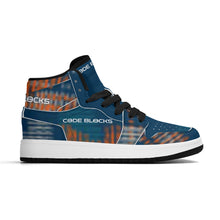 Load image into Gallery viewer, Children High-Top Synthetic Leather Sneakers