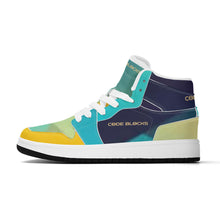 Load image into Gallery viewer, Children High-Top Synthetic Leather Sneakers