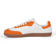 Load image into Gallery viewer, Classic White Retro Court Sneaker — Gum Sole Edition