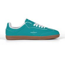 Load image into Gallery viewer, Classic White Retro Court Sneaker — Gum Sole Edition