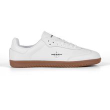 Load image into Gallery viewer, Classic White Retro Court Sneaker — Gum Sole Edition