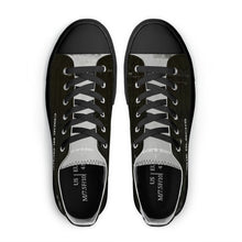 Load image into Gallery viewer, SF_S62 Unisex Classic Low Top Canvas Shoes - Black