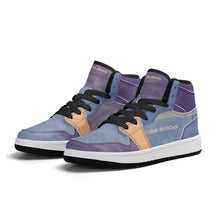 Load image into Gallery viewer, Children High-Top Synthetic Leather Sneakers