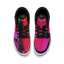 Load image into Gallery viewer, Children High-Top Synthetic Leather Sneakers