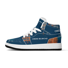 Load image into Gallery viewer, Children High-Top Synthetic Leather Sneakers