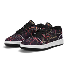 Load image into Gallery viewer, Children Low-Top Synthetic Leather Sneakers