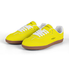Load image into Gallery viewer, Classic White Retro Court Sneaker — Gum Sole Edition