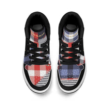 Load image into Gallery viewer, Children High-Top Synthetic Leather Sneakers