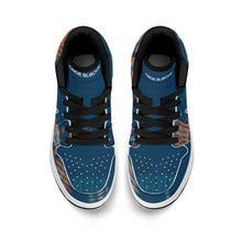 Load image into Gallery viewer, Children High-Top Synthetic Leather Sneakers