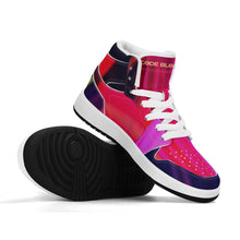 Load image into Gallery viewer, Children High-Top Synthetic Leather Sneakers