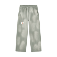 Load image into Gallery viewer, Unisex Sunfade Wide Leg Fleece Sweatpants