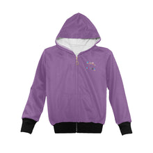 Load image into Gallery viewer, Little Girls' Zip Up Hoodie (H58)