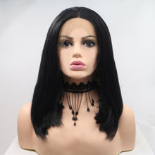 Load image into Gallery viewer, 13*3" Lace Front Wigs Synthetic Mid-length Straight 12" 130% Density
