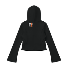 Load image into Gallery viewer, Women's Bell Sleeve Full Zip Hoodie