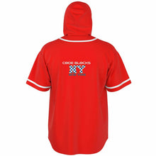 Load image into Gallery viewer, Hooded Baseball Jersey - AOP