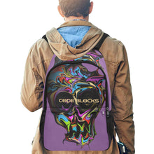 Load image into Gallery viewer, Fabric Backpack with Side Mesh Pockets (1659)