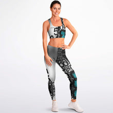 Load image into Gallery viewer, Padded Sports Bra & Leggings - AOP
