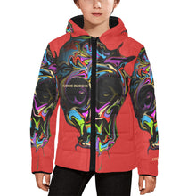 Load image into Gallery viewer, Kids' Padded Hooded Jacket (H45)