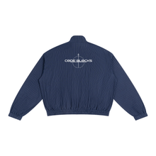 Load image into Gallery viewer, Unisex Striped Full-Zip Track Jacket