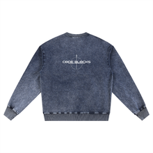 Load image into Gallery viewer, Snow Wash Oversized Crewneck Sweatshirt