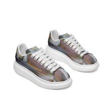 Load image into Gallery viewer, Unisex Non Slip Lace Up Leather Sneakers