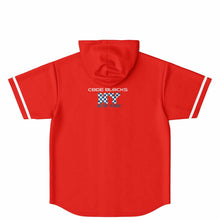 Load image into Gallery viewer, Hooded Baseball Jersey - AOP