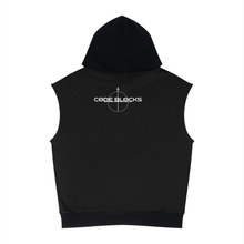 Load image into Gallery viewer, Unisex Panel Mesh Sleeveless Hoodie
