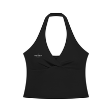 Load image into Gallery viewer, Women’s Ruched Halter Yoga Tank Top