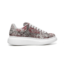 Load image into Gallery viewer, Unisex Non Slip Lace Up Faux Leather Sneakers