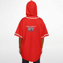 Load image into Gallery viewer, Hooded Baseball Jersey - AOP