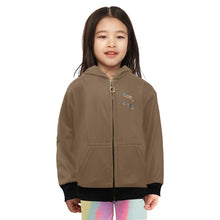 Load image into Gallery viewer, Little Girls' Zip Up Hoodie (H58)