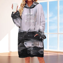 Load image into Gallery viewer, Women's Adult Hooded Blanket Shirt