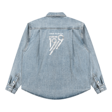 Load image into Gallery viewer, Unisex Vintage Wash Denim Shirt