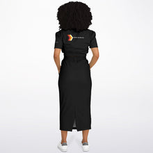 Load image into Gallery viewer, Athletic Cropped Short Sleeve Sweatshirt and Long Pocket Skirt Set – AOP