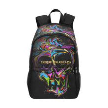Load image into Gallery viewer, Fabric Backpack with Side Mesh Pockets (1659)