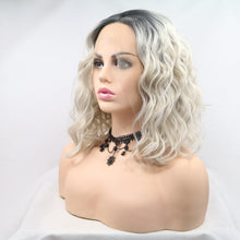 Load image into Gallery viewer, 13*3" Lace Front Wigs Synthetic Mid-length Wavy 12" 130% Density