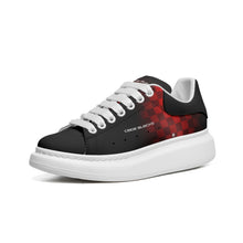 Load image into Gallery viewer, Unisex Non Slip Lace Up Faux Leather Sneakers
