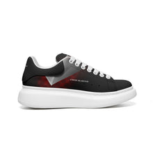 Load image into Gallery viewer, Unisex Non Slip Lace Up Faux Leather Sneakers