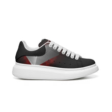 Load image into Gallery viewer, Unisex Non Slip Lace Up Faux Leather Sneakers