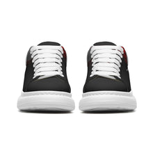 Load image into Gallery viewer, Unisex Non Slip Lace Up Faux Leather Sneakers
