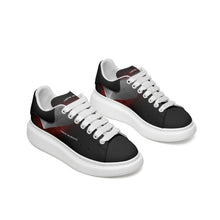Load image into Gallery viewer, Unisex Non Slip Lace Up Faux Leather Sneakers