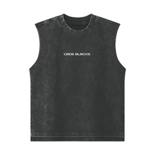 Load image into Gallery viewer, Streetwear Kids Heavyweight 285G Washed 100% Cotton Tank Top