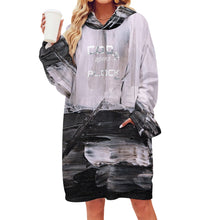 Load image into Gallery viewer, Women's Adult Hooded Blanket Shirt