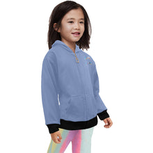 Load image into Gallery viewer, Little Girls' Zip Up Hoodie (H58)